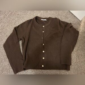 Abercrombie & Fitch Chocolate Knit Sweater